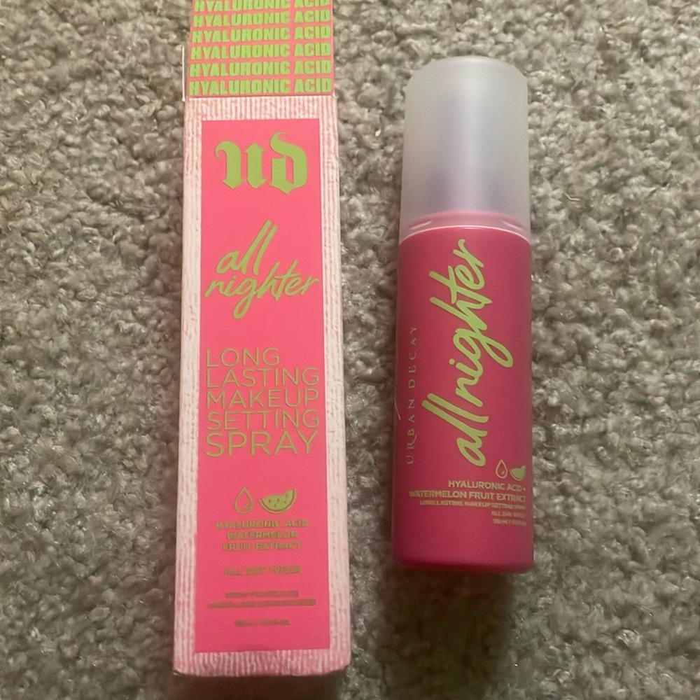 URBAN DECAY ALL NIGHTER LONG LASTING MAKEUP SETTING SPRAY “WATERMELON” 4oz